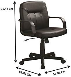 Black Padded Adjustable Office Chair ,Instore